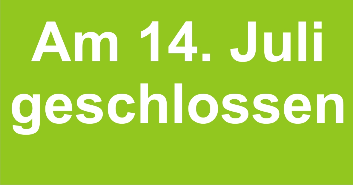 AWP am 14. Juli geschlossen