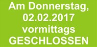 Abfallwirtschaftsbetrieb Pfaffenhofen (AWP) am Donnerstag, 2. Februar vormittags geschlossen